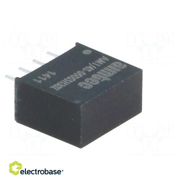 Converter: DC/DC | 0.25W | Uin: 4.5÷5.5V | Uout: 5VDC | Iout: 50mA | SIP4 фото 4