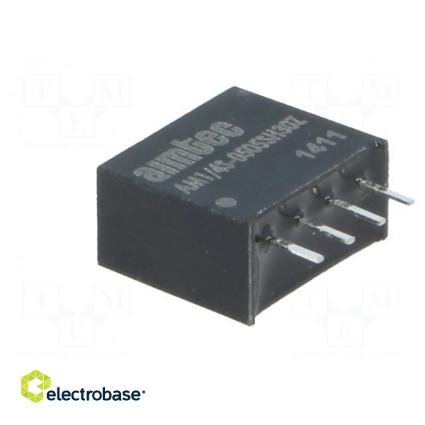 Converter: DC/DC | 0.25W | Uin: 4.5÷5.5V | Uout: 5VDC | Iout: 50mA | SIP4 фото 8