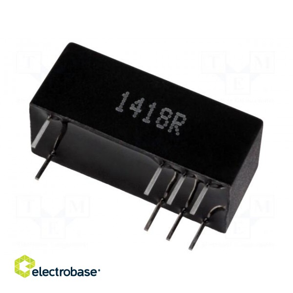 Converter: DC/DC | 0.5W | Uin: 4.5÷5.5V | 5VDC | Iout: 100mA | 3.1g | 50kHz