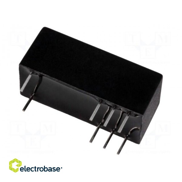 Converter: DC/DC | 0.5W | Uin: 4.5÷5.5V | Uout: 12VDC | Iout: 41.66mA