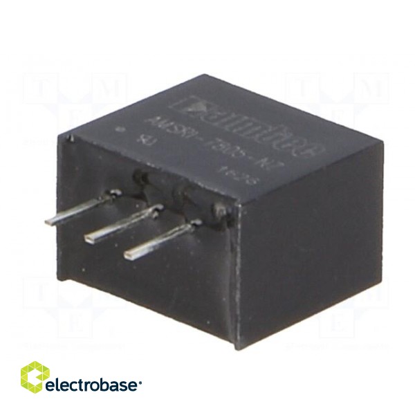 Converter: DC/DC | 1.5W | Uin: 7÷31V | Uout: -5VDC | Iout: 300mA | SIP3 фото 2
