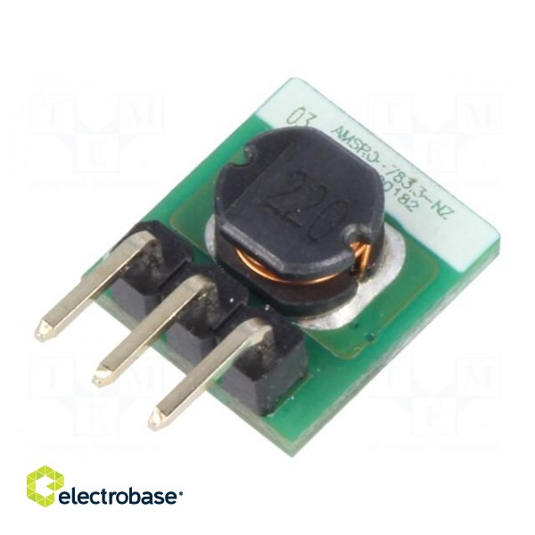 Converter: DC/DC | 1.65W | Uin: 4.75÷36V | Uout: 3.3VDC | Iout: 500mA image 1