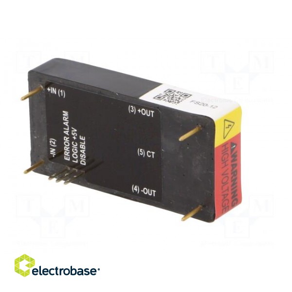 Converter: DC/DC | 10W | Uin: 12V | Uout: 0÷2kVDC | Iout: 5mA | 125kHz image 8