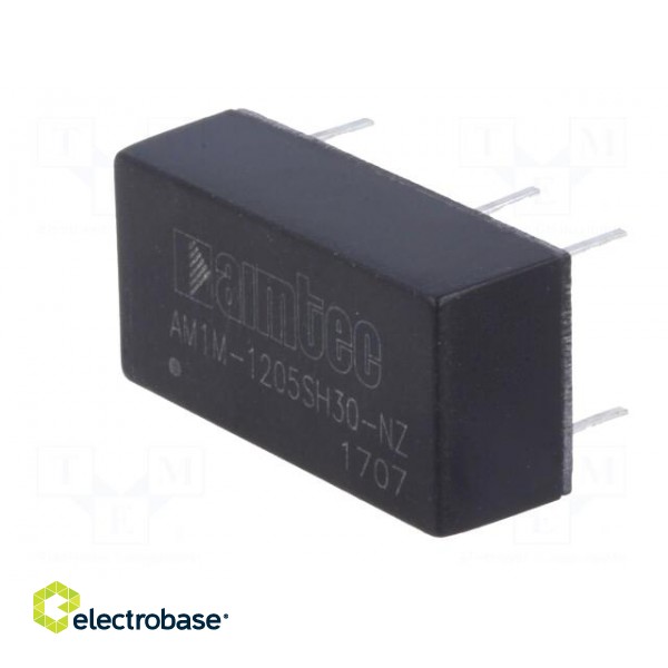 Converter: DC/DC | 1W | Uin: 10.8÷13.2V | 5VDC | Iout: 200mA | DIP14 | 2.4g image 4