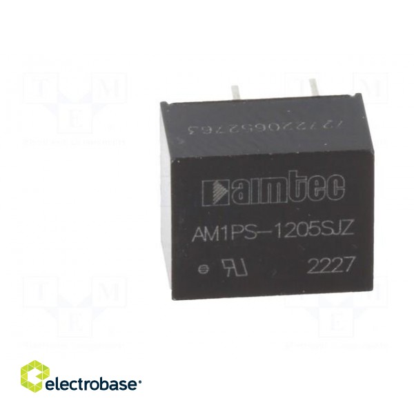 Converter: DC/DC | 1W | Uin: 10.8÷13.2V | Uout: 5VDC | Iout: 200mA | DIP8 фото 3