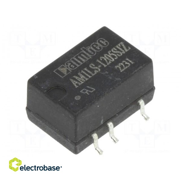 Converter: DC/DC | 1W | Uin: 10.8÷13.2V | Uout: 5VDC | Iout: 200mA | SMD image 1