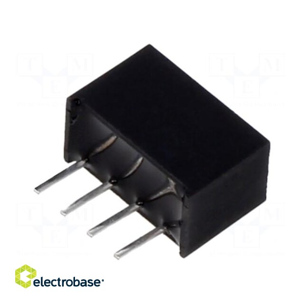Converter: DC/DC | 1W | Uin: 2.97÷3.63V | Uout: 5VDC | Iout: 200mA | SIP4