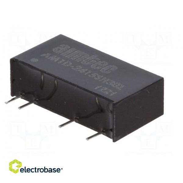 Converter: DC/DC | 1W | Uin: 21.6÷26.4V | Uout: 15VDC | Iout: 70mA | SIP7 фото 2