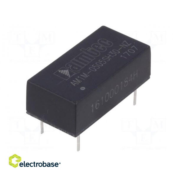 Converter: DC/DC | 1W | Uin: 4.5÷5.5V | 5VDC | Iout: 200mA | DIP14 | 2.4g image 1