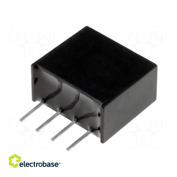 Converter: DC/DC | 1W | Uin: 21.6÷26.4V | 12VDC | Iout: 84mA | SIP4 | 1.3g