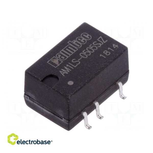 Converter: DC/DC | 1W | Uin: 4.5÷5.5V | 5VDC | Iout: 200mA | SMD | 1.5g