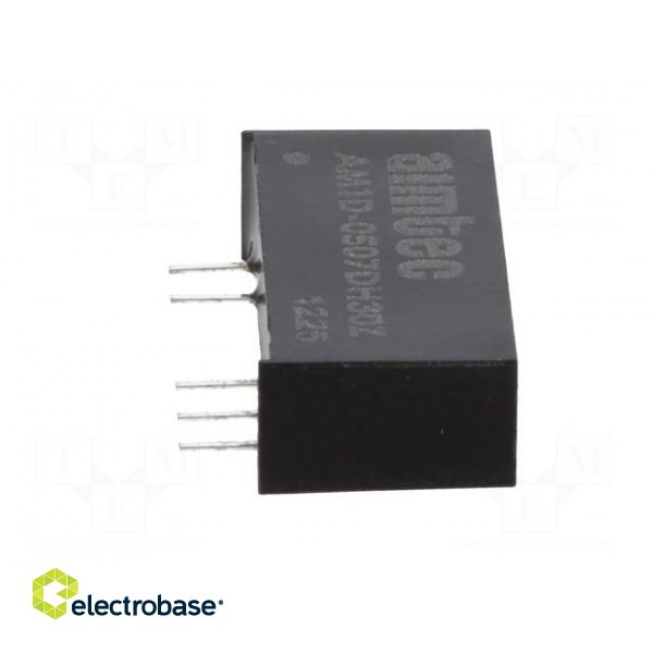 Converter: DC/DC | 1W | Uin: 4.5÷5.5V | Uout: 7.2VDC | Uout2: -7.2VDC image 3