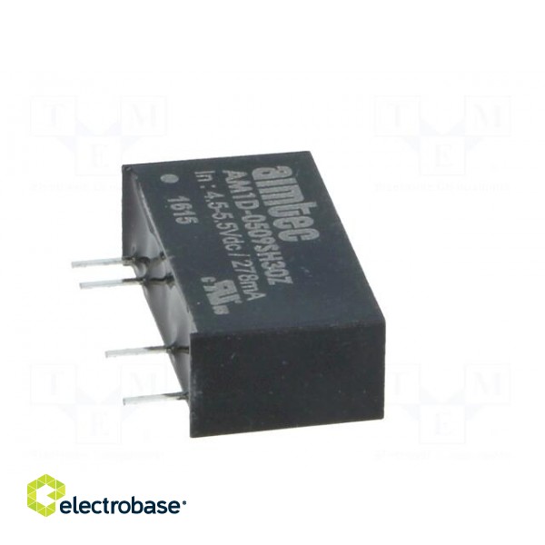 Converter: DC/DC | 1W | Uin: 4.5÷5.5V | Uout: 9VDC | Iout: 110mA | SIP7 фото 3