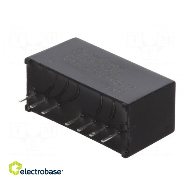 Converter: DC/DC | 1W | Uin: 9÷18V | Uout: 15VDC | Iout: 67mA | SIP8 | THT image 2