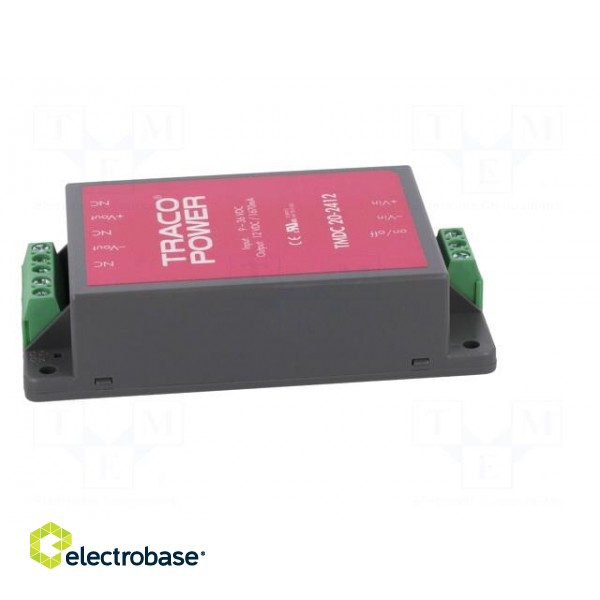 Converter: DC/DC | 20W | Uin: 9÷36V | Uout: 12VDC | Iout: 1670mA | 107g image 7