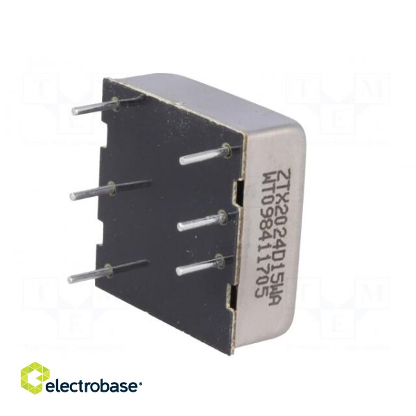 Converter: DC/DC | 20W | Uin: 9÷36V | Uout: 15VDC | Uout2: -15VDC | 1"x1" image 8