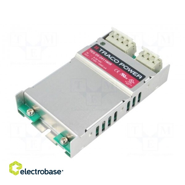 Converter: DC/DC | 20W | Uin: 9÷36V | 5VDC | Iout: 4A | 103x57.2x26.1mm image 1