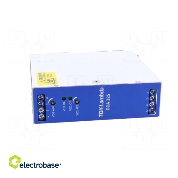 Converter: DC/DC | 250/75W | Uout: 12VDC | Iout: 14A | Iout2: 8A | DDA paveikslėlis 9