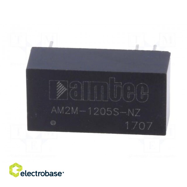 Converter: DC/DC | 2W | Uin: 10.8÷13.2V | 5VDC | Iout: 400mA | DIP14 | 2.8g image 3