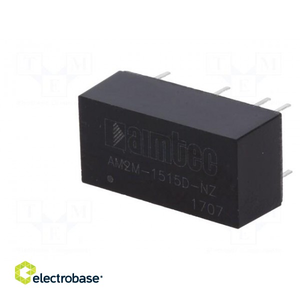 Converter: DC/DC | 2W | Uin: 13.5÷16.5V | Uout: 15VDC | Uout2: -15VDC image 4