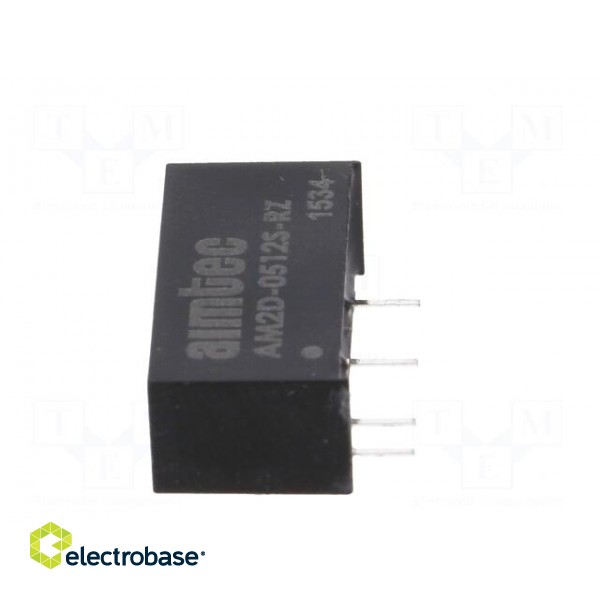 Converter: DC/DC | 2W | Uin: 4.5÷5.5V | Uout: 12VDC | Iout: 167mA | SIP7 paveikslėlis 7