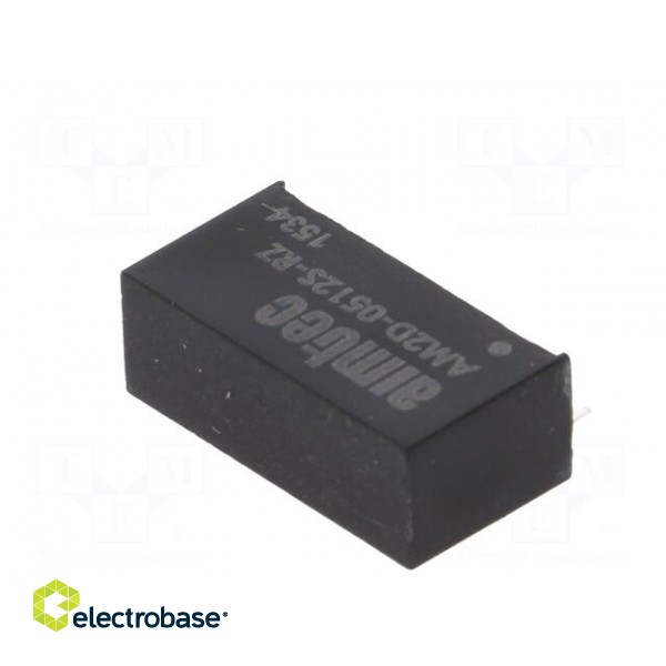 Converter: DC/DC | 2W | Uin: 4.5÷5.5V | Uout: 12VDC | Iout: 167mA | SIP7 image 6