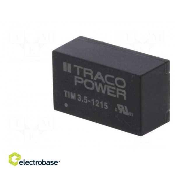 Converter: DC/DC | 3.5W | Uin: 9÷18V | 24VDC | Iout: 146mA | DIP16 | 7g image 4