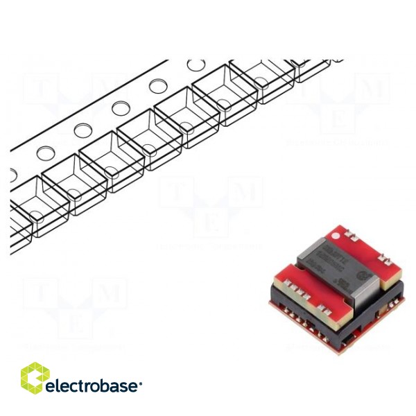 Converter: DC/DC | 3W | Uin: 9÷18V | Uout: 15VDC | Uout2: -10VDC | 100kHz