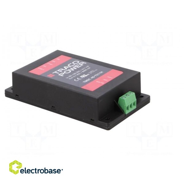 Converter: DC/DC | 40W | Uin: 80÷160V | Uout: 5.1VDC | Iout: 8000mA paveikslėlis 8