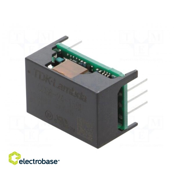 Converter: DC/DC | 6W | Uin: 9÷36V | Uout: 15VDC | Iout: 400mA | THT | CCG6 image 4