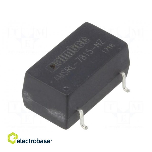 Converter: DC/DC | 7.5W | Uin: 17÷28V | Uout: 15VDC | Iout: 500mA | SMD