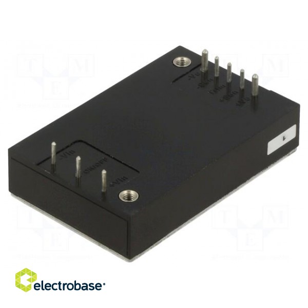 Converter: DC/DC | 75W | Uin: 12÷160V | Uout: 15VDC | Iout: 5A | 200kHz