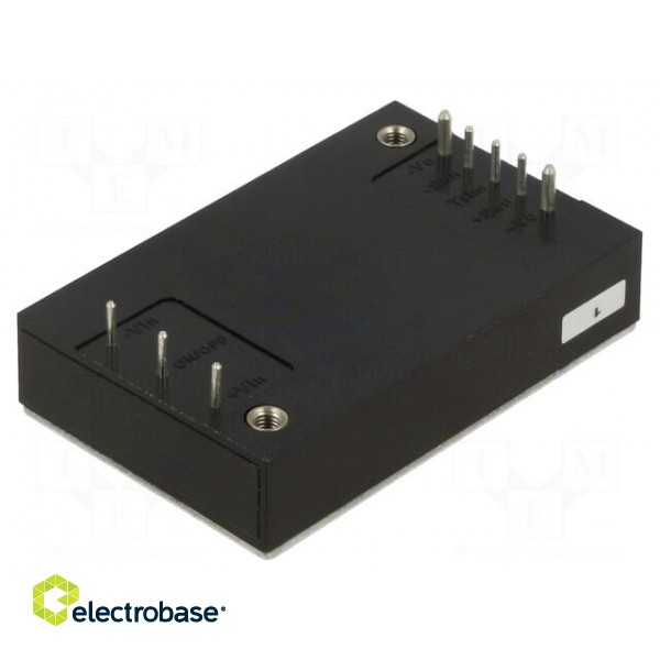 Converter: DC/DC | 75W | Uin: 12÷160V | Uout: 5VDC | Iout: 15A | 200kHz