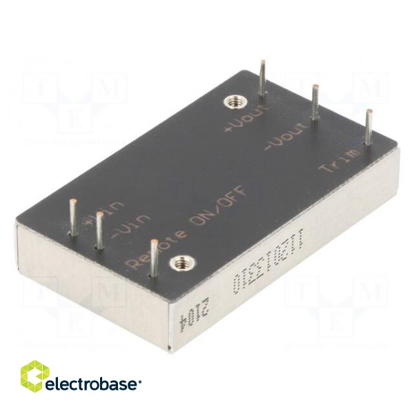 Converter: DC/DC | 75W | Uin: 18÷75V | Uout: 5VDC | Iout: 15000mA | 270kHz image 1