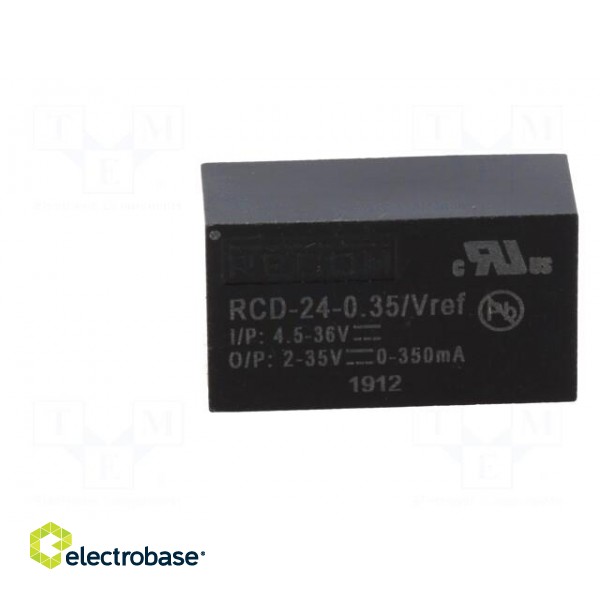 Converter: DC/DC | Uin: 4.5÷36V | Uout: 2÷35VDC | Iout: 350mA | 4.5g image 3