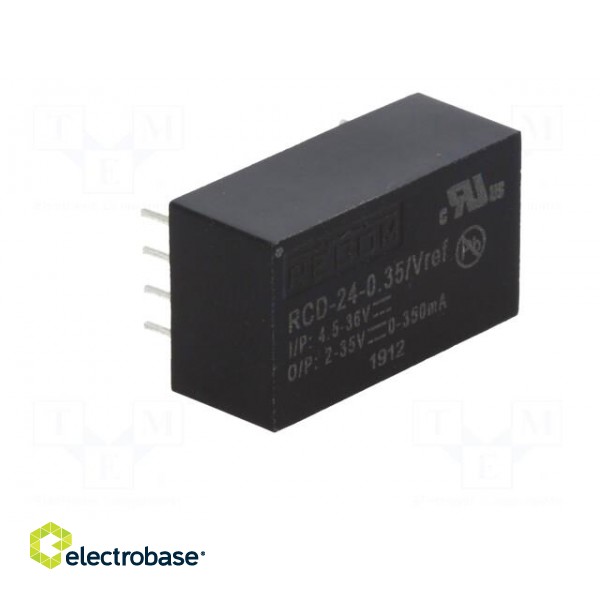 Converter: DC/DC | Uin: 4.5÷36V | Uout: 2÷35VDC | Iout: 350mA | 4.5g image 2