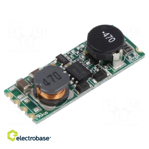 Converter: DC/DC | Uin: 4.5÷36V | Uout: 2÷35VDC | Iout: 500mA | SMT | LED