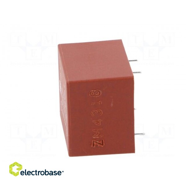 Converter: AC/DC | 2.5W | Uout: 9VDC | Iout: 270mA | 72% | Mounting: PCB paveikslėlis 5