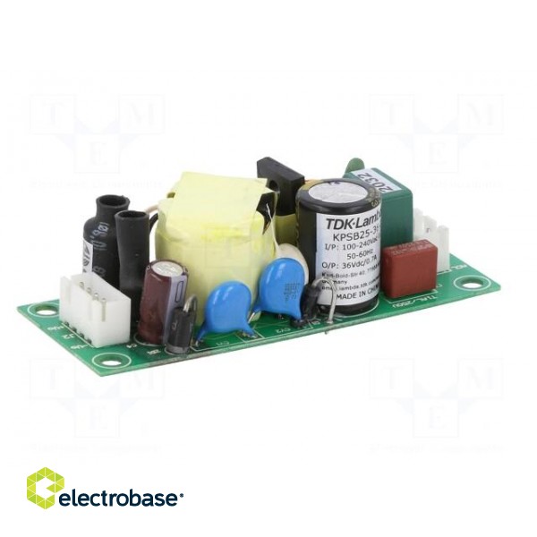 Power supply: switched-mode | open | 25W | 90÷264VAC | 36VDC | 0.7A image 7