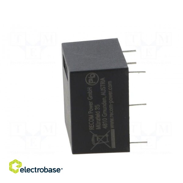 Converter: AC/DC | 5W | Uout: 12VDC | Iout: 416mA | 81% | Mounting: PCB image 5