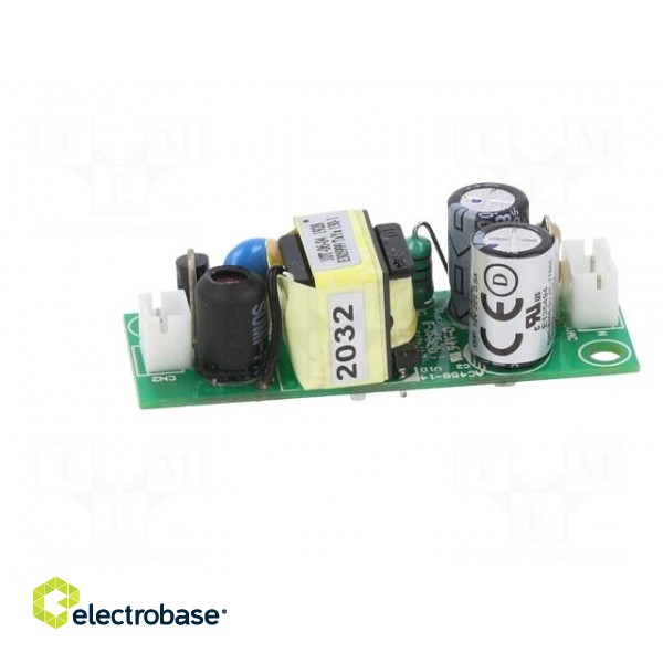 Power supply: switched-mode | open | 6W | 90÷264VAC | 12VDC | 0.5A | 81% paveikslėlis 3