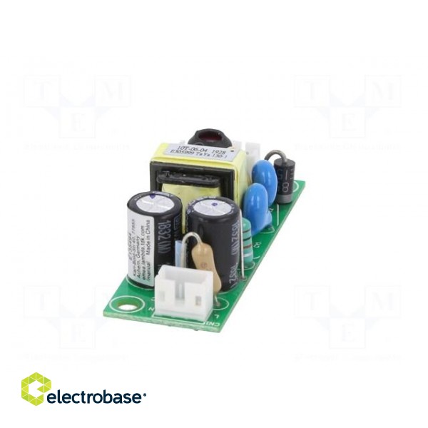 Power supply: switched-mode | open | 6W | 90÷264VAC | 12VDC | 0.5A | 81% image 6