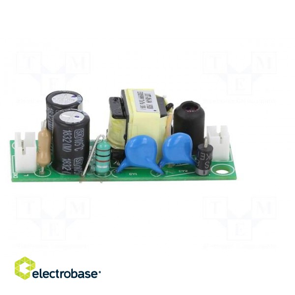 Power supply: switched-mode | open | 6W | 90÷264VAC | 12VDC | 0.5A | 81% фото 8