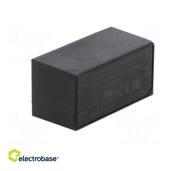 Converter: AC/DC | 6W | 90÷264VAC | Usup: 120÷370VDC | Uout: 5VDC | 78% image 2