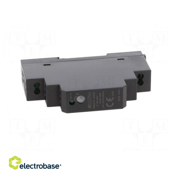 Power supply: switched-mode | for DIN rail | 15W | 24VDC | 630mA | 86% фото 9