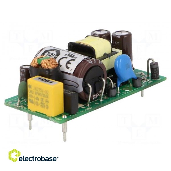 Power supply: switched-mode | 15W | 120÷370VDC | 85÷264VAC | OUT: 1