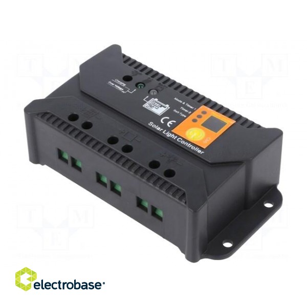 Charging regulator | 10A | 12/24VDC | -40÷50°C | IP30 image 1