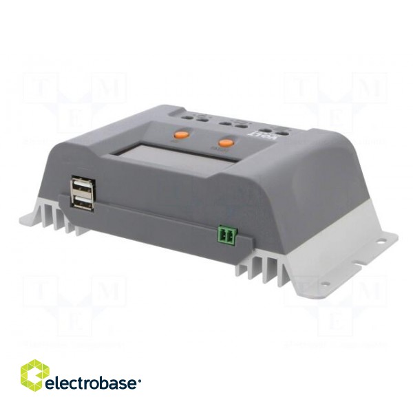 Charging regulator | 10A | -20÷55°C | Features: digital display | 12V image 6