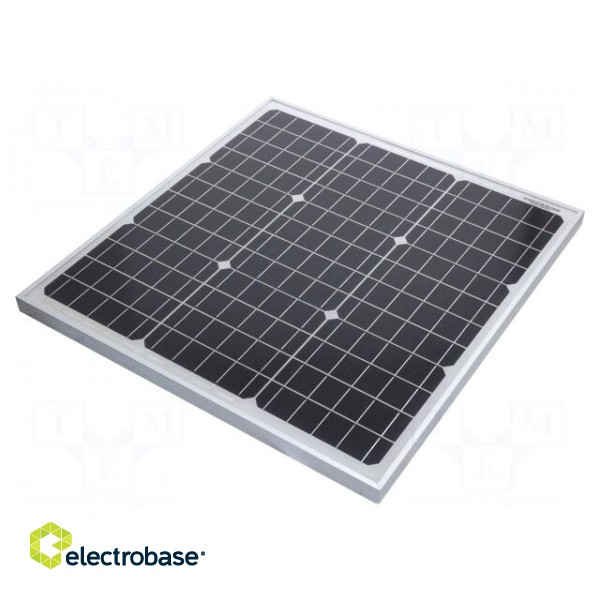 Photovoltaic cell | monocrystalline silicon | 540x510x25mm | 40W image 1