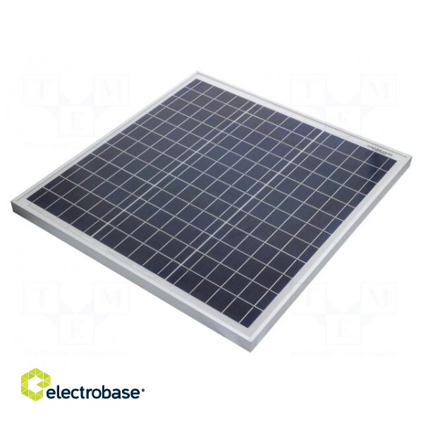 Photovoltaic cell | polycrystalline silicon | 540x510x25mm | 40W image 1